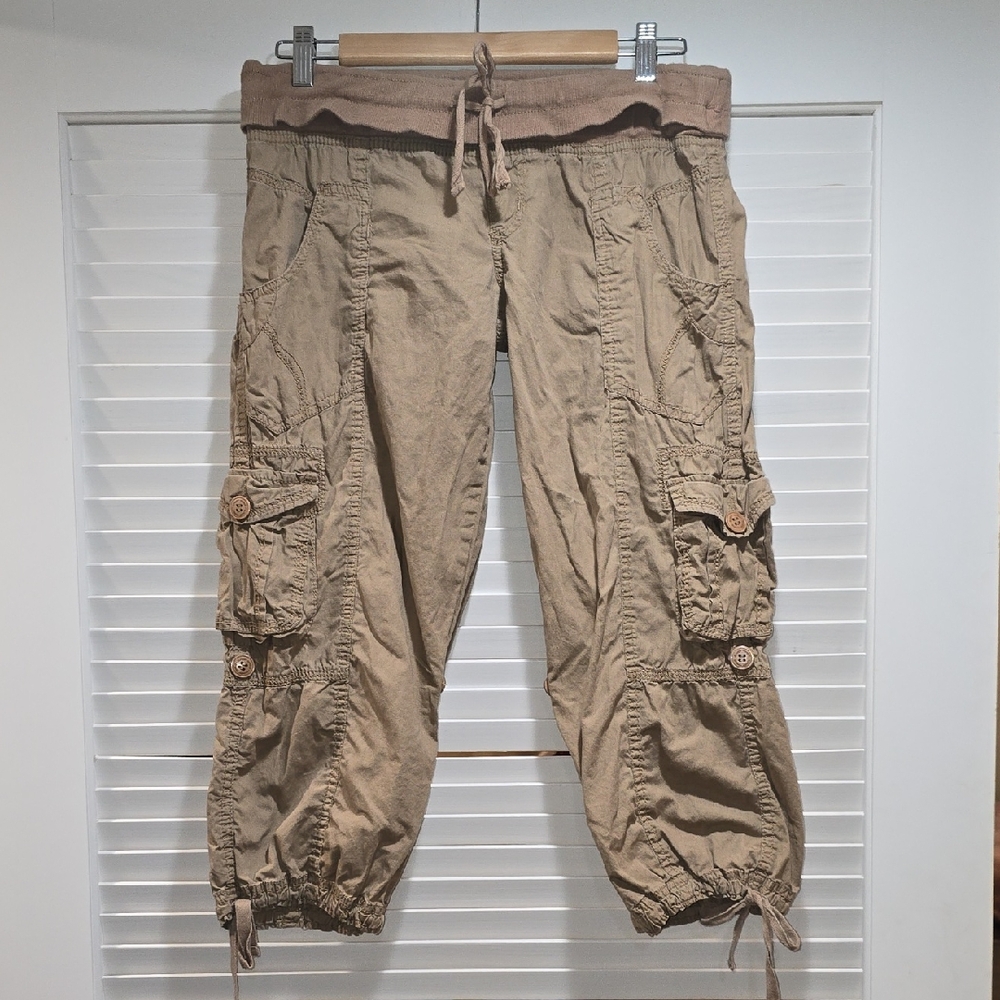 Almost Famous Tan Cargo Pants